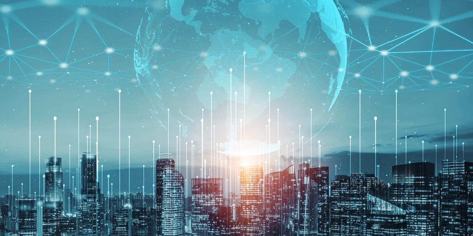Edificio inteligente conectado mediante sensores IoT y plataforma de gestión
